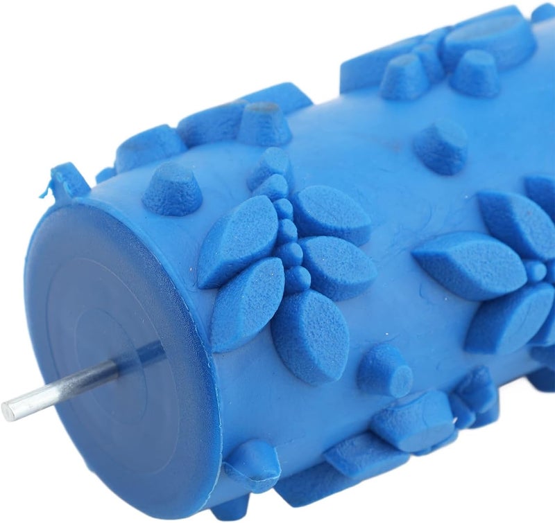 LiebeWH Pattern Paint Roller 5 Inch Rubber Texture Roller Reusable DIY Decorative Art Tool for Wall Door Cabinet (110Y) - Image 3