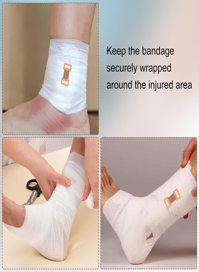 ECNHIVE 80 Pcs Elastic Bandage Clips, Bandage Wrap Clips Stretch Metal Clasps, Replaceable Wrap Fastener Clip for Various Types Bandages & Gauzes Bandaging Supplies - Image 3