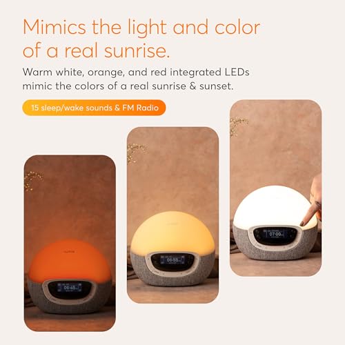 Lumie Bodyclock Shine 300 – Sunrise & Sunset Alarm Clock - Bedside Lamp with Custom Light Duration - Wake-Up, Night & Reading Light - Warm LEDs - Image 3