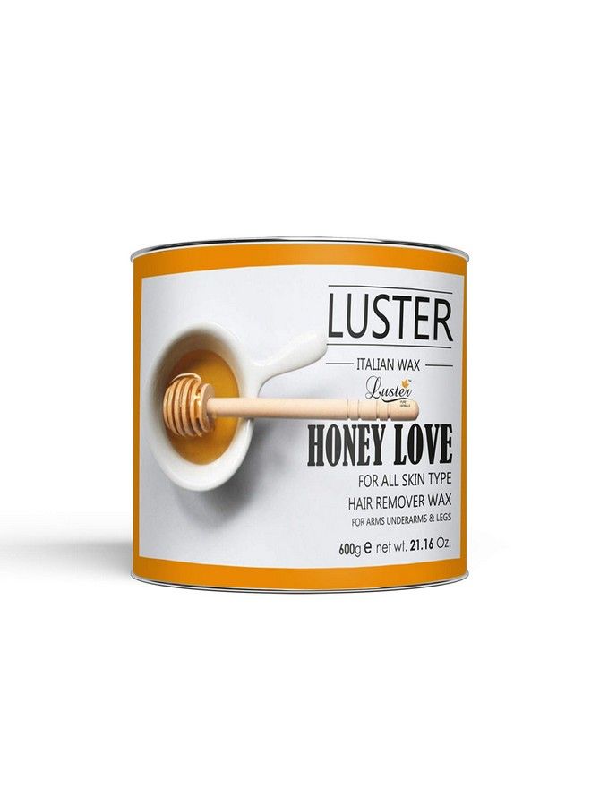 LUSTER شمع العسل الساخن؛ الوجه والشفتين العلويتين وخط البكيني والإبطين والأصابع والذراعين والساقين وكامل الجسم؛ للرجال والنساء؛ عسل مستخرج بشكل طبيعي؛ شمع خالٍ من البارابين (600 جرام) - Image 2