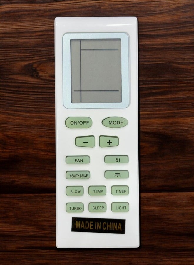 Universal Air Conditioner Remote Control with Turbo Mode and Health Function - Image 1