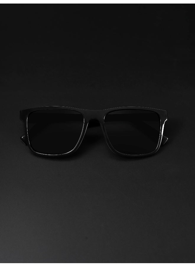 Woggles Auralite Black Polarized Square Sunglasses  - Image 2