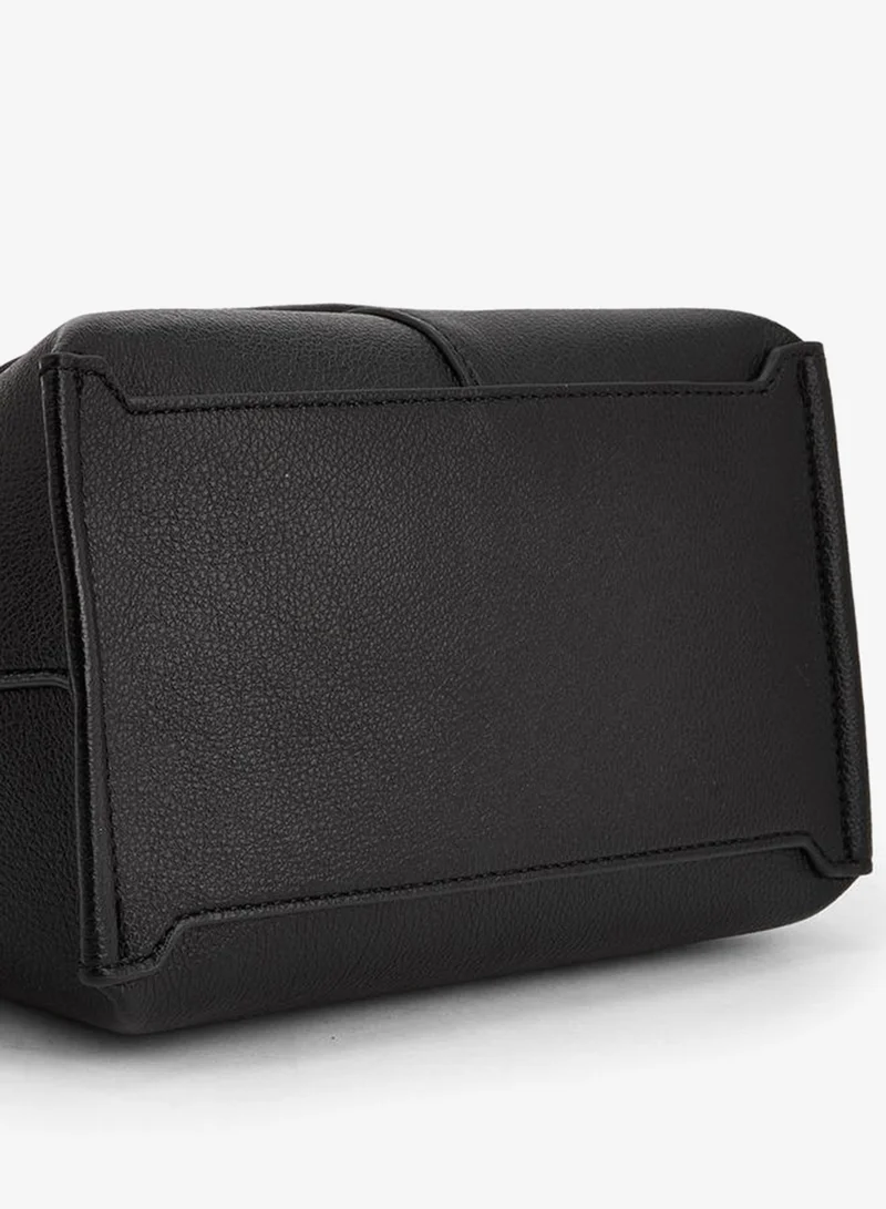 Celeste BLACK Textured Tote Bag With Double Handle for Women | Best Price UAE
