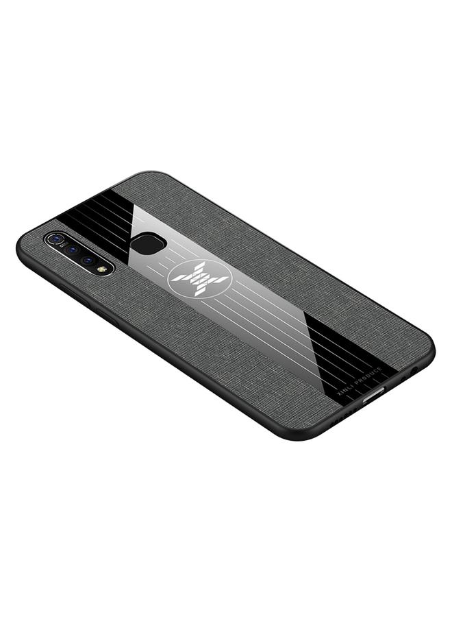 شين لي تونج جراب لهاتف Vivo Z5X مصنوع من مادة TPU المقاومة للصدمات ومزخرف بنسيج قماشي - Image 3