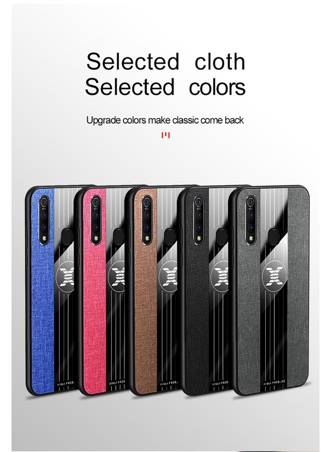 شين لي تونج جراب لهاتف Vivo Z5X مصنوع من مادة TPU المقاومة للصدمات ومزخرف بنسيج قماشي - Image 5