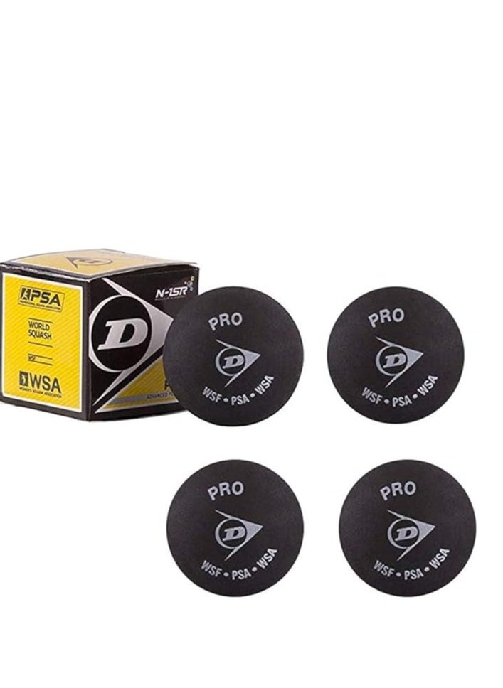 Dunlop Sports DUNLOP Pro Double dot  Rubber Squash Ball  - Image 1