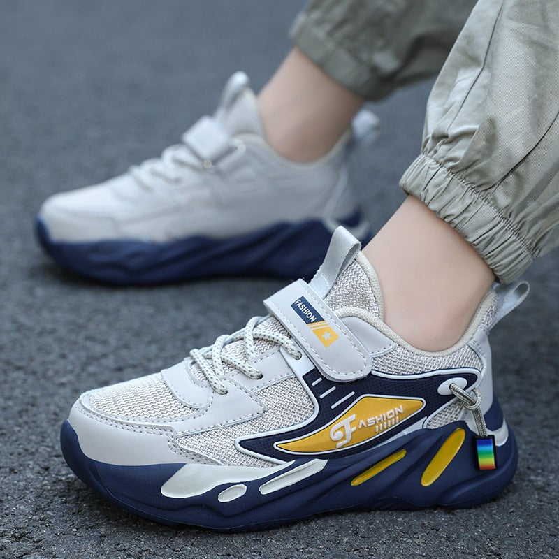 Mesh Sneakers Lightweight Flexible Sole Walking Shoes For Kids Indoor And Outdoor Activities - Image 2