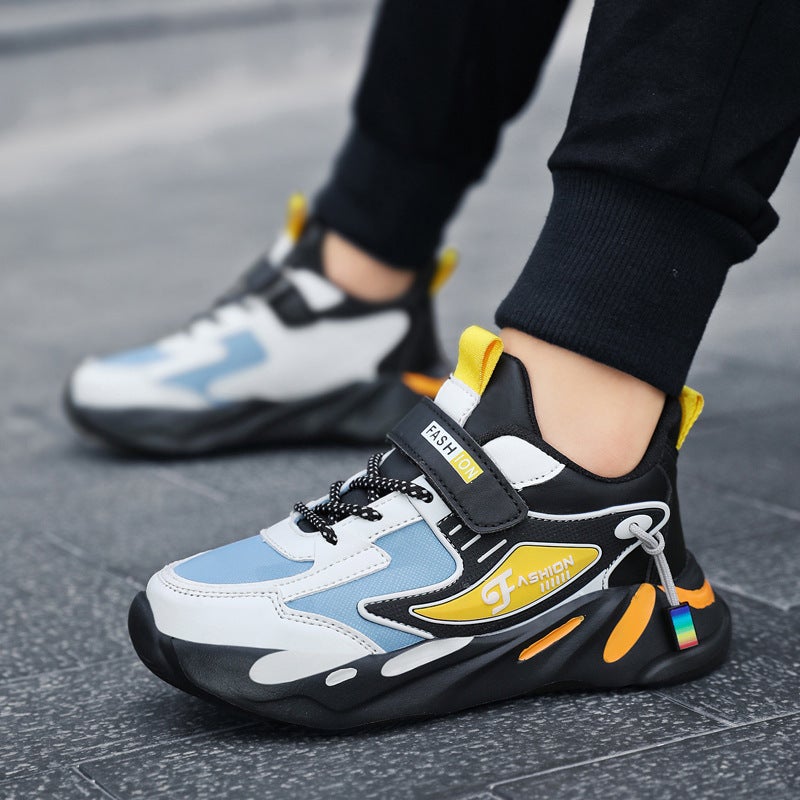 Mesh Sneakers Lightweight Flexible Sole Walking Shoes For Kids Indoor And Outdoor Activities - Image 1