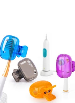 BF HOME 10-Piece Travel Toothbrush Head Covers Portable Toothbrush Protector Caps Case  - Image 2