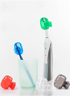 BF HOME 10-Piece Travel Toothbrush Head Covers Portable Toothbrush Protector Caps Case  - Image 3