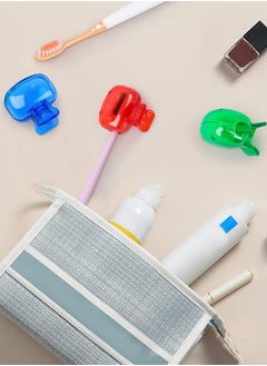 BF HOME 10-Piece Travel Toothbrush Head Covers Portable Toothbrush Protector Caps Case  - Image 4