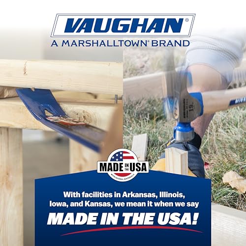 MARSHALLTOWN فوهان 602-02 مقبض مطرقة خشبية بوزن 20 أونصة وعين فأس 16 بوصة - Image 3