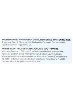 White Glo White Glo Diamond Series Advanced Whitening System with Bonus Whitening Toothpaste, 35 Count  - Image 5