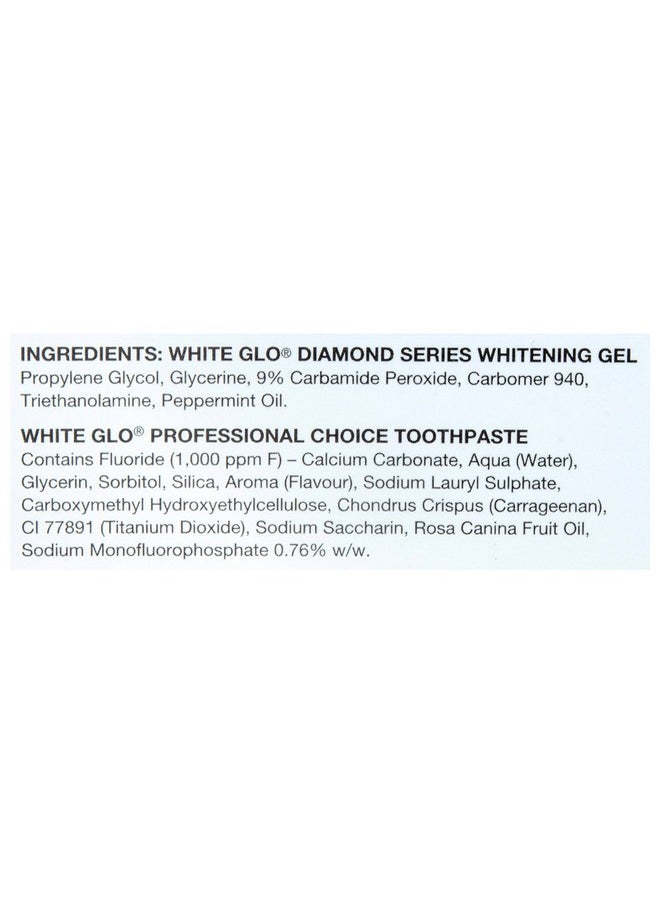 White Glo - White Glo Diamond Series Advanced Whitening System with Bonus Whitening Toothpaste, 35 Count - Image 1