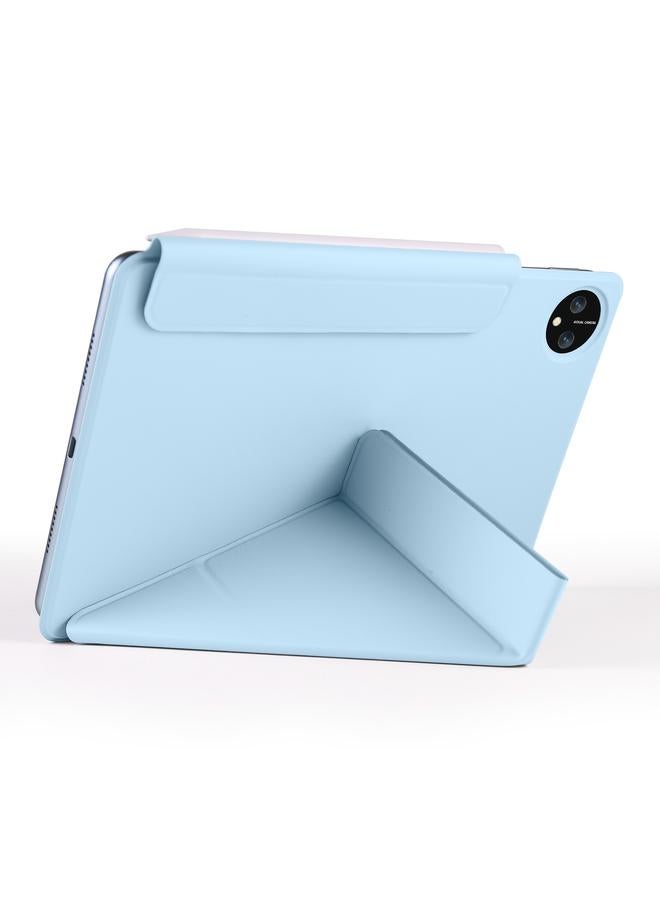 اس-توب جراب لجهاز Honor MagicPad 2 12.3 بوصة مصنوع من الجلد مع مشبك مغناطيسي ثابت قابل للتشوه - Image 5
