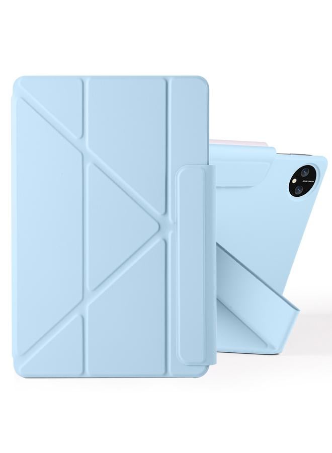اس-توب جراب لجهاز Honor MagicPad 2 12.3 بوصة مصنوع من الجلد مع مشبك مغناطيسي ثابت قابل للتشوه - Image 1