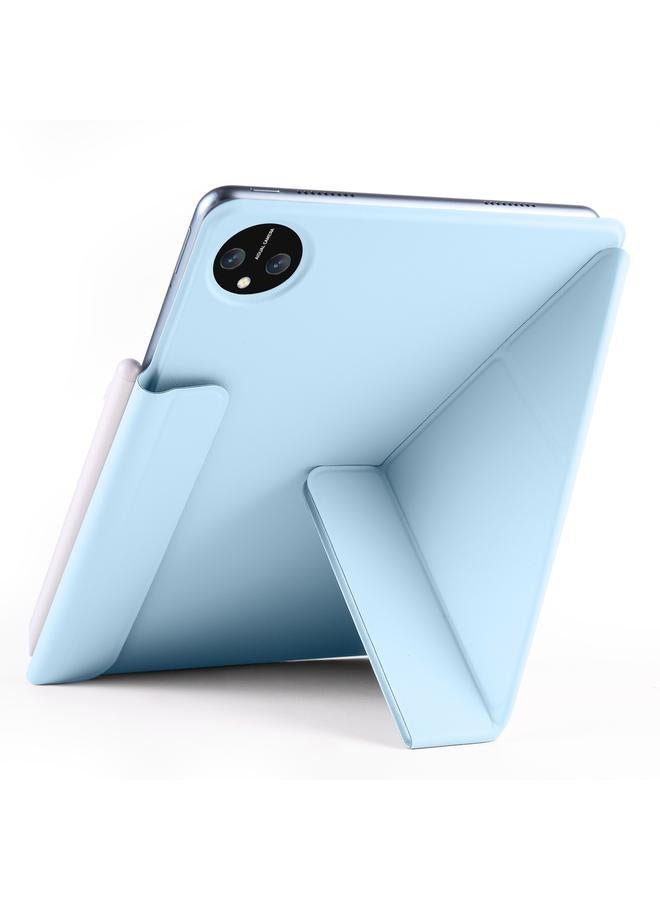 اس-توب جراب لجهاز Honor MagicPad 2 12.3 بوصة مصنوع من الجلد مع مشبك مغناطيسي ثابت قابل للتشوه - Image 4