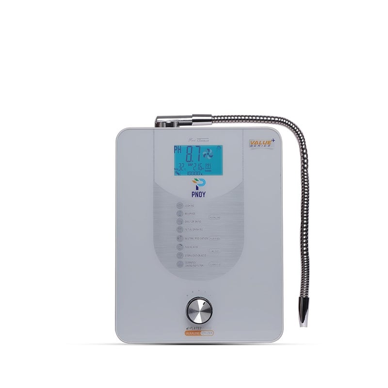 PNOY PNOY 11 Plates Alkaline Water Ionizer Machine Ionized Water with Titanium and Platinum 11 Plates Made in Korea and Ion Membrane Made in Japan Enhance Your Hydration - Image 1