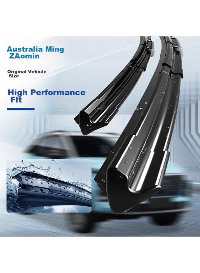 Aoming, Baic New Energy Eu5 Frameless Wiper Blade, Original Size Windshield Wiper, A-grade Rubber Strip - Image 2