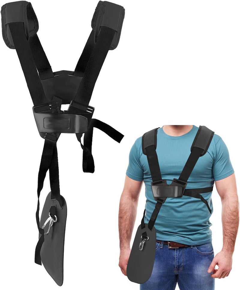 SHoRI Double Shoulder Harness Belt for OLEO-MAC Brush Cutter SPARTA44, SPARTA42, SPARTA38 & Universal Fit | Adjustable, Heavy Duty, Comfortable Strimmer Strap for Trimmer - Image 2