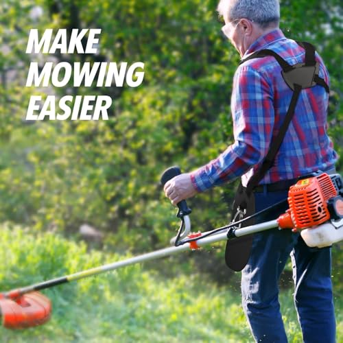SHoRI Double Shoulder Harness Belt for OLEO-MAC Brush Cutter SPARTA44, SPARTA42, SPARTA38 & Universal Fit | Adjustable, Heavy Duty, Comfortable Strimmer Strap for Trimmer - Image 5