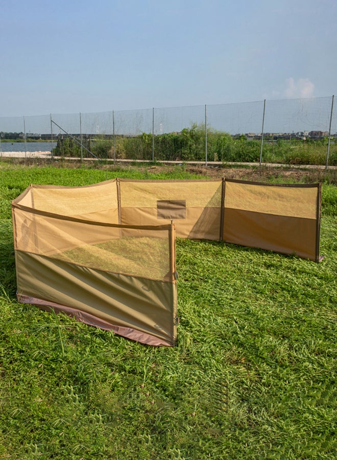 AL SANIDI Outdoor windbreak for trips, Al-Mashab windbreak, Kaki, Size 8*1.25Metre  - Image 3