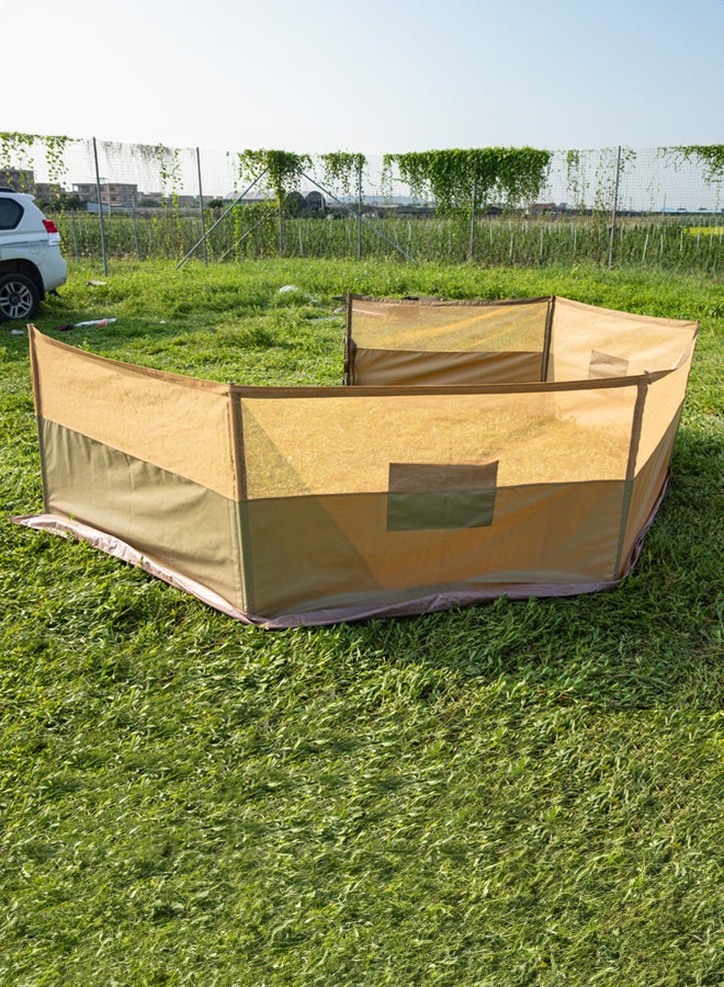 AL SANIDI Outdoor windbreak for trips, Al-Mashab windbreak, Kaki, Size 8*1.25Metre  - Image 4