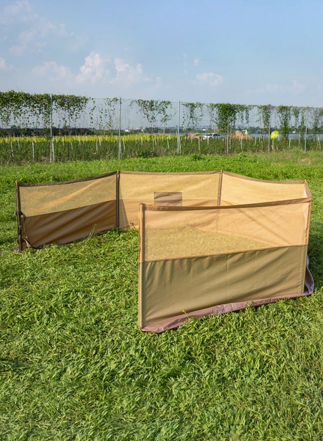 AL SANIDI Outdoor windbreak for trips, Al-Mashab windbreak, Kaki, Size 8*1.25Metre  - Image 2