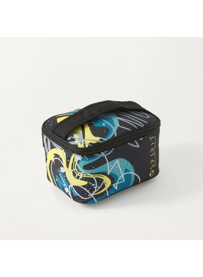 Spirit Graffiti Print Lunch Bag for Kids - Image 2