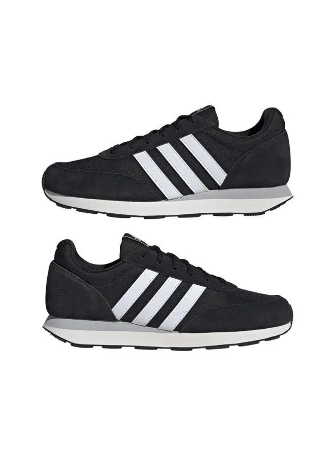 adidas حذاء جري رجالي أسود   .
