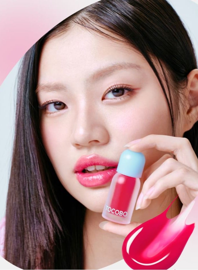 TOCOBO - Juicy Berry Plumping Lip Oil Rosy Girl - Image 2
