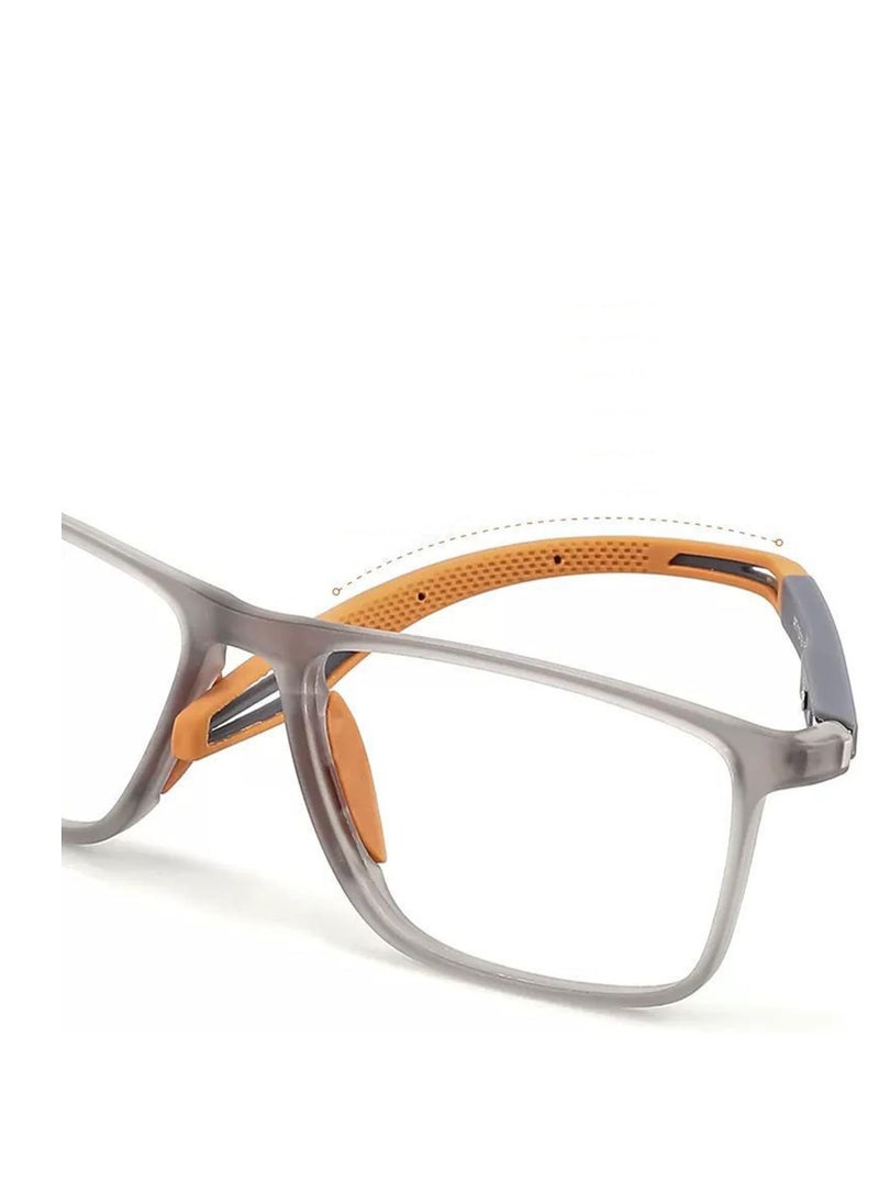 Reading Glasses for Women/Men Blue Light Blocking, Sports Square Frame Readers, Anti Glare Computer Glasses
