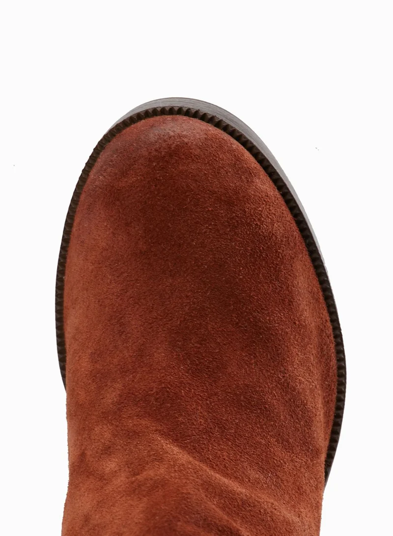 TOPSHOP HOLLY '70s Chunky Heel Boots