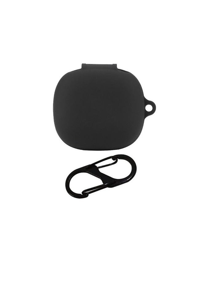 Case Silicone case with ring hook, compatible with Anker Soundcore R50i VI only, black - Image 1