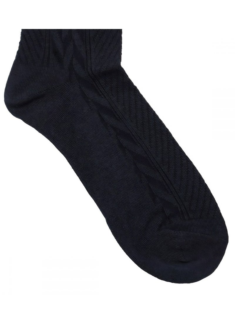 AMPM MEN'S FORMAL SOCKS (PACK OF 3) - NAVY BLUE  - Image 4