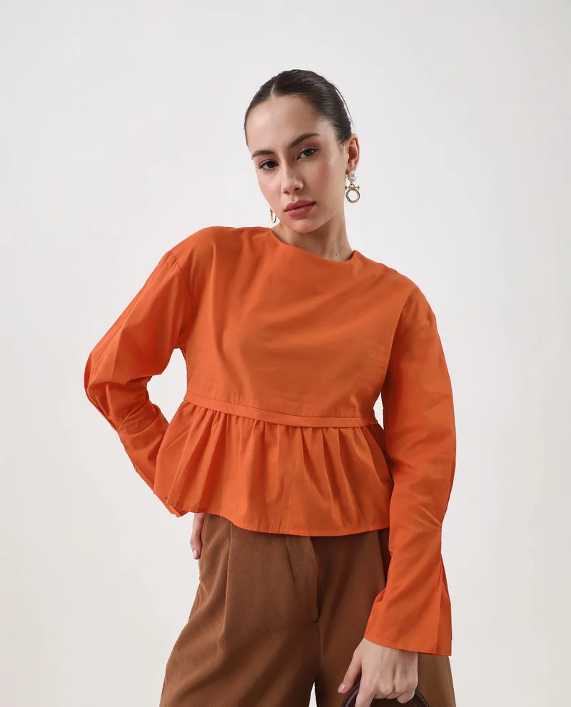 Rareism Women's Full Sleeve Palin Top