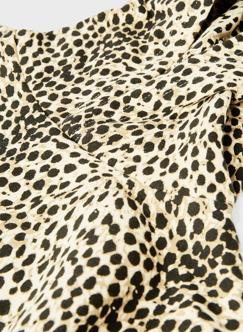 NAME IT Kids Animal Print Long Sleeve Hoodie