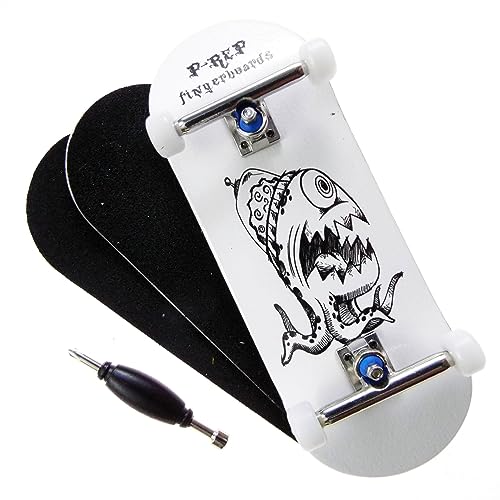 PREP V2 Performance Complete Wooden Fingerboard 34mm Skull - Image 1