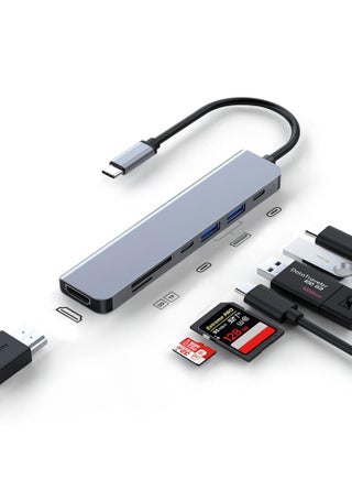 USB C Hub HDMI Adapter for MacBook Pro/Air, 7-in-1 Powered USB-C Multiport Hub Adapter with 4K HDMI, PD, USB 3.0, SD/TF Card Reader for MacBook Pro/Air Laptops, PC, iPad, iPhone 15/16 and More - pzsku/Z85EB0DBF322BCAD6E8EAZ/45/1751473320/b0a2b246-081d-49a2-aa37-9953ebcfb080