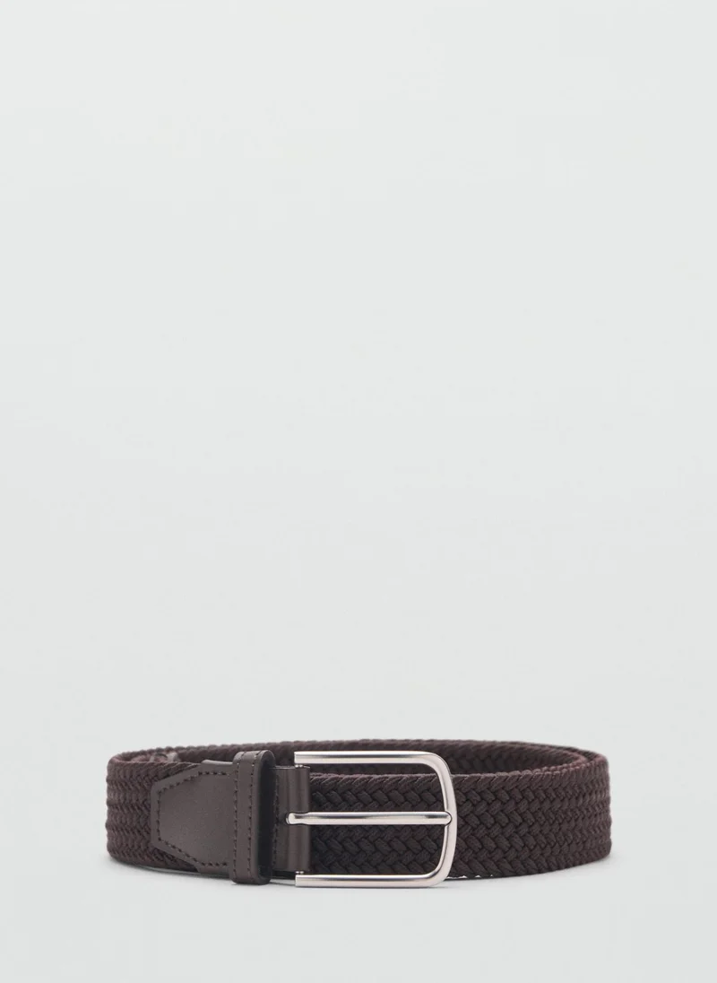 مانجو مان Braided Elastic Allocated Hole Belt