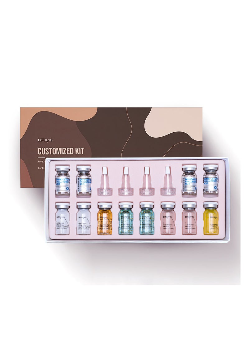 Stayve BB Glow Customized Kit Hydrating Brightening and Anti-Aging Ampoules for Radiant Even Skin Tone - Image 3