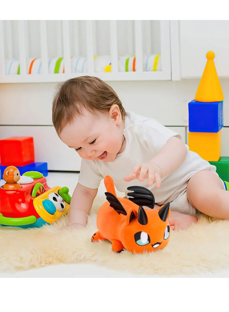 لعبة دمية قطة شيطانية، وسادة محشوة بحجم 10 إنش، دمية قطة كيوت من الأنمي، هدية وسادة محشوة للأطفال وهدية لمناسبات الأعياد (قطط الشياطين) - Image 4