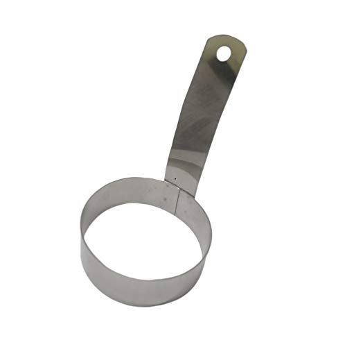 Dynore Dynore Stainless Steel Round Egg Ring with Handle Small 3 inch  - Image 1