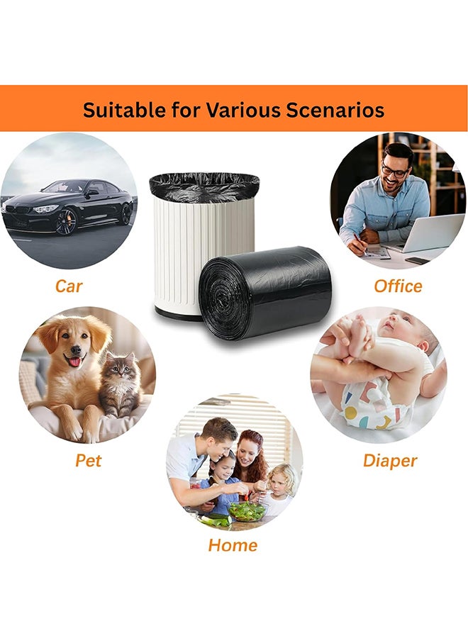 EARTH GREEN CHOICE أكياس القمامة السوداء القابلة للتحلل من Earth Green Choice سعة 60 جالون (90 × 110 سم) – أكياس قمامة ثقيلة-duty، مقاومة للتسرب – 20 كيس في كل لفة، عبوة من 4 (80 كيس إجمالي) - Image 4