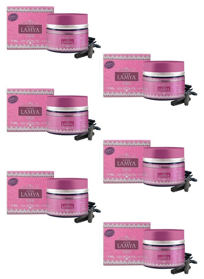 نبيل 6 قطع عود لمياء 60 جرام بخور - Image 1