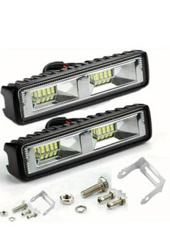 Generic LED Headlights 12-24V For Auto Motorcycle Truck Boat Tractor Trailer Offroad Working Light 48W LED Work Light Spotlight  - Image 2