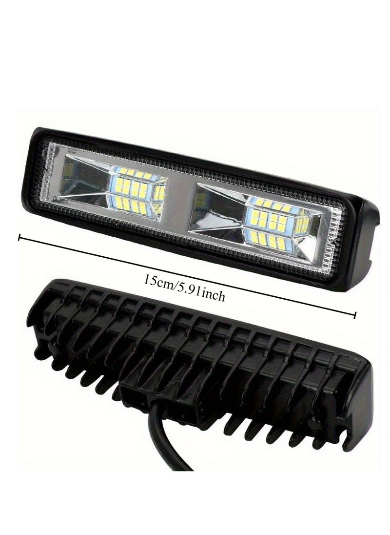 Generic LED Headlights 12-24V For Auto Motorcycle Truck Boat Tractor Trailer Offroad Working Light 48W LED Work Light Spotlight  - Image 3