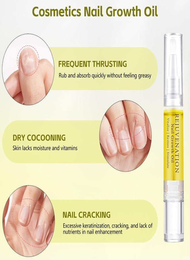 Tbexem Rejuvenation Nail Growth Oil for Brittle, Peeling, Breaking, Thin Nails - Image 4