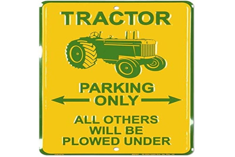 bouti1583 Tractor Tin Sign 8 x 12in - Image 3