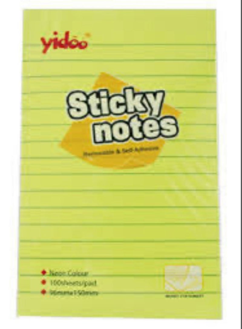 400 lined adhesive sheets in different sizes (set of 4 pieces) - Image 3